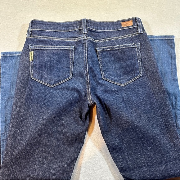 PAIGE Ultra Skinny Jeans Women’s 29 Two Tone Light & Dark Blue Stretch Denim - Picture 9 of 13